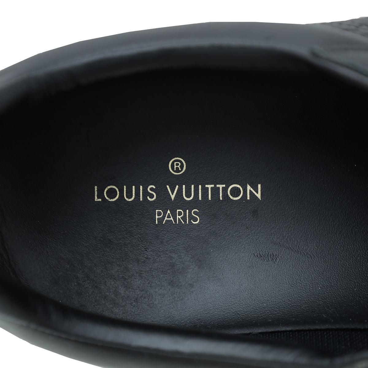Luxembourg cloth low trainers Louis Vuitton Black size 7 UK in Cloth -  29790167