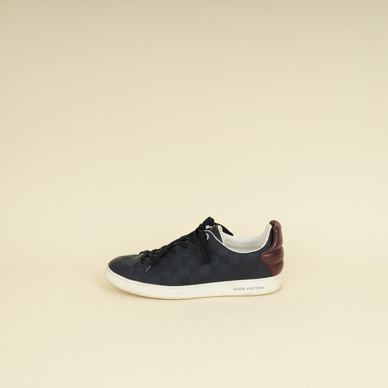 Louis Vuitton Bicolor Damier Infini Frontrow Sneakers 7-Louis Vuitton-THE CLOSET
