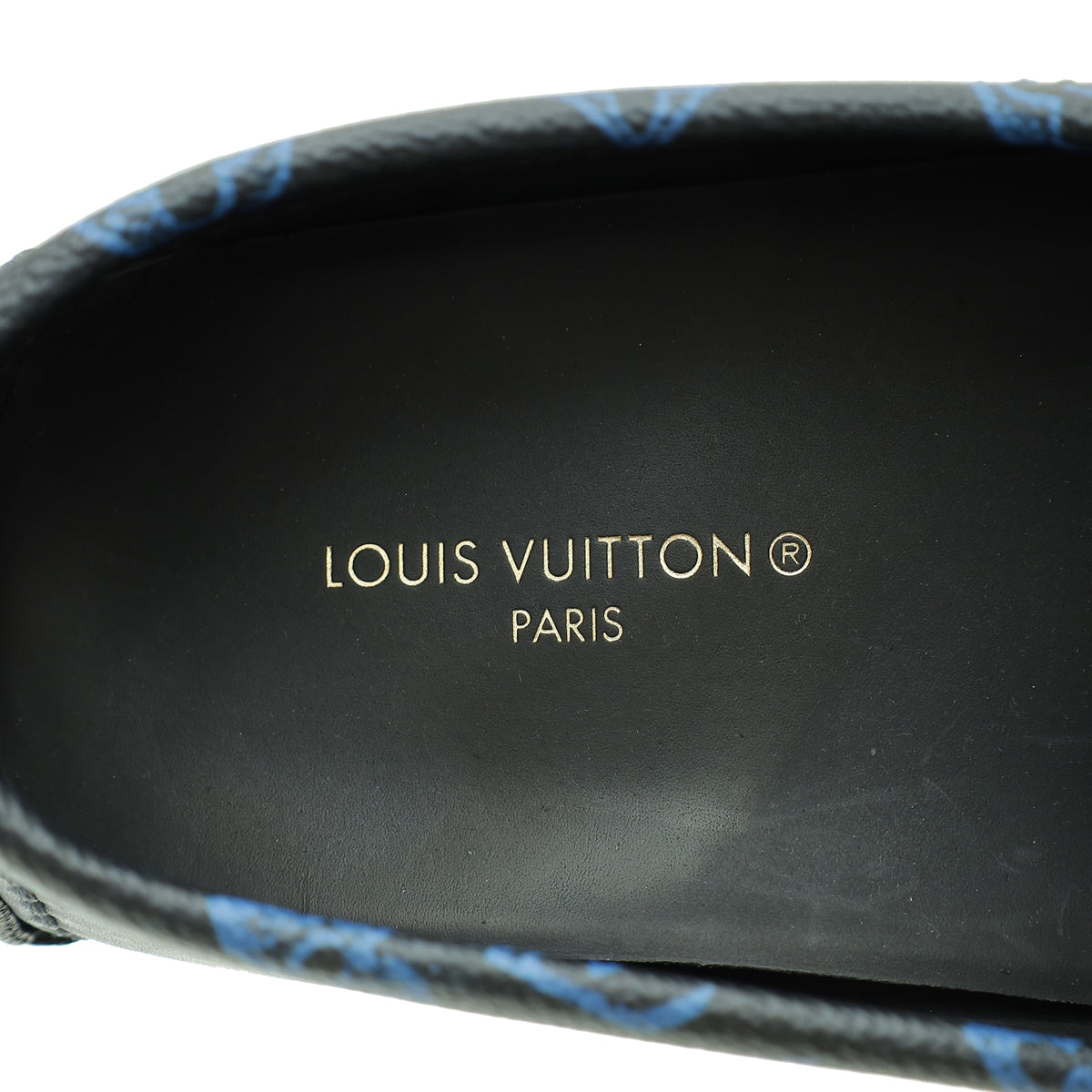 Louis Vuitton Navy Blue Monogram Monte Carlo Moccasins Loafer 8