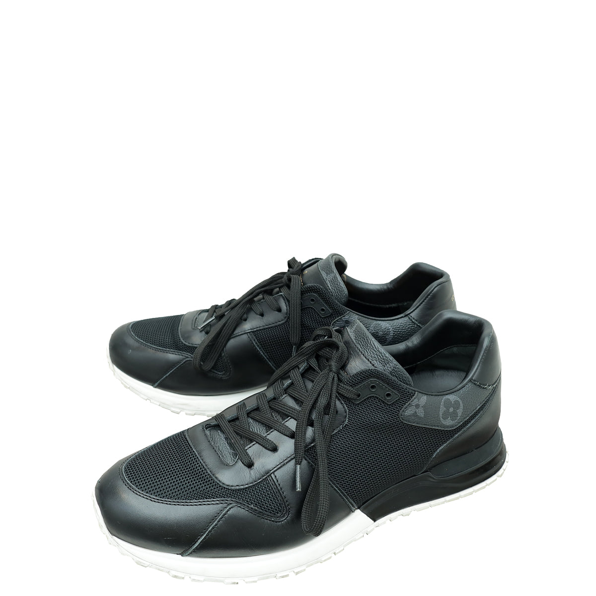 Louis Vuitton Black Monogram Run Away Sneakers 8