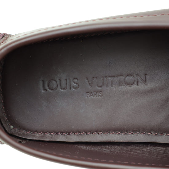 Louis Vuitton Burgundy Monte Carlo Loafer 8