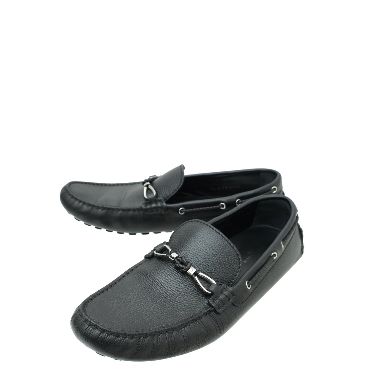 Louis Vuitton Black Braid Knot Loafer 9.5-Louis Vuitton-THE CLOSET