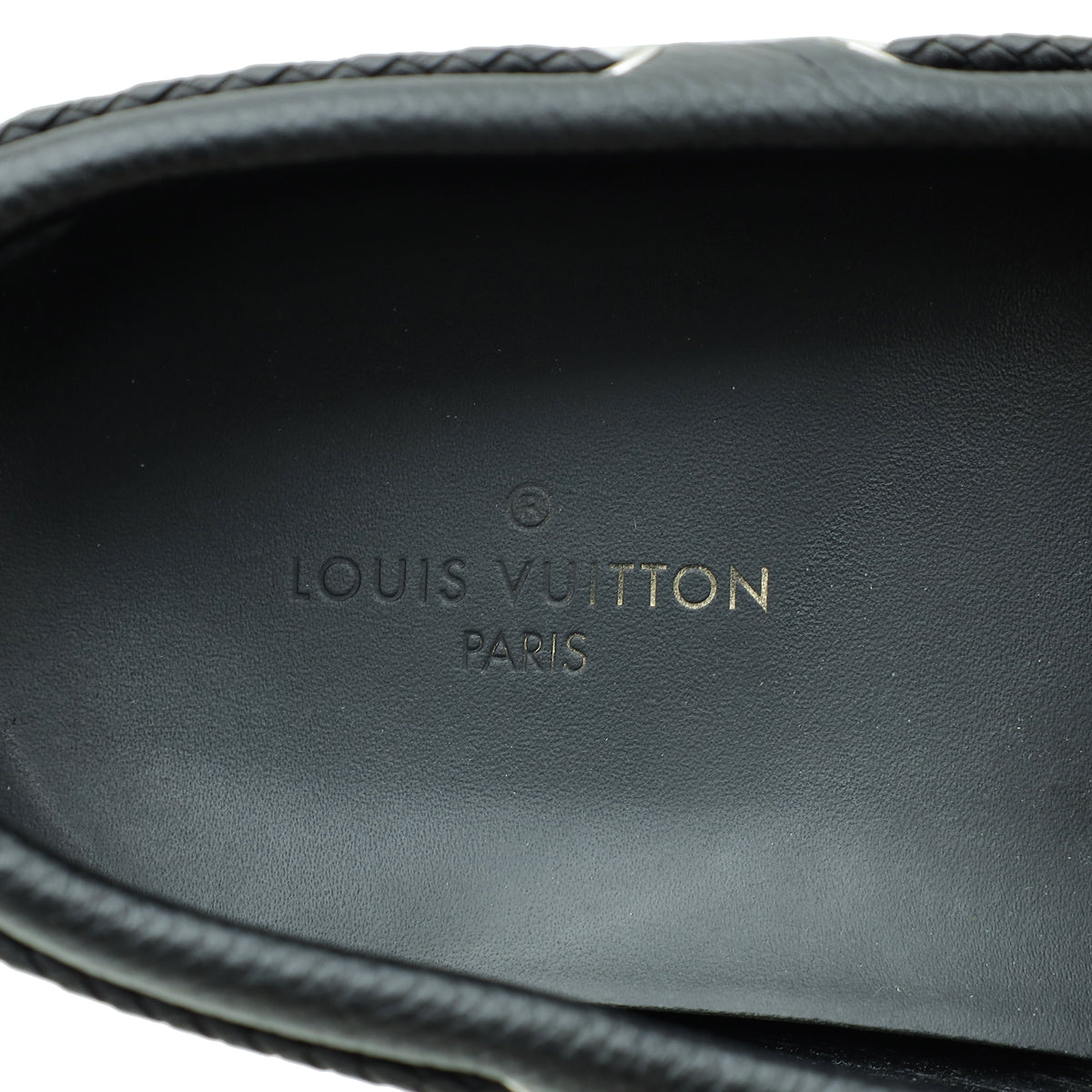 Louis Vuitton Black Braid Knot Loafer 9.5