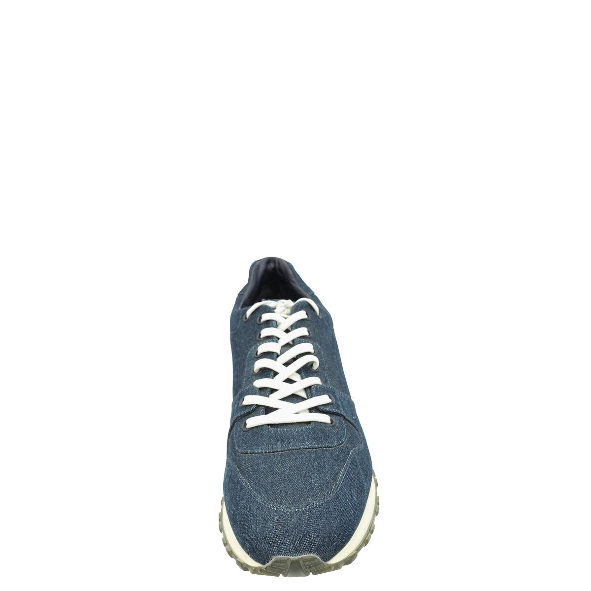 Louis Vuitton Marine Blue Denim Run Away Sneaker 11-Louis Vuitton-THE CLOSET