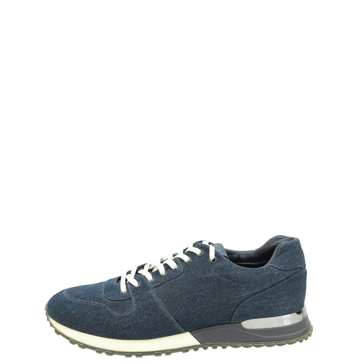 Louis Vuitton Marine Blue Denim Run Away Sneaker 11