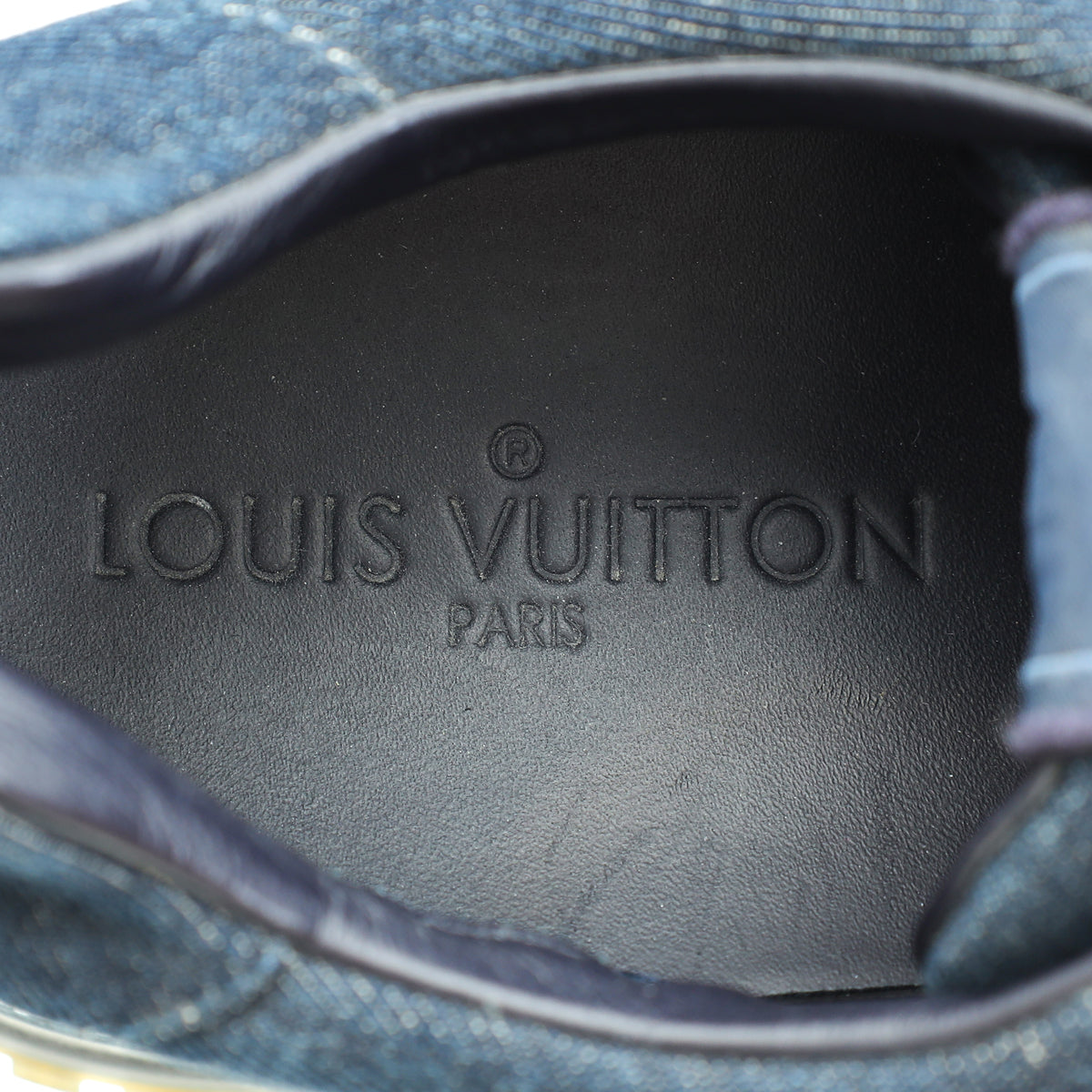 Louis Vuitton Marine Blue Denim Run Away Sneaker 11