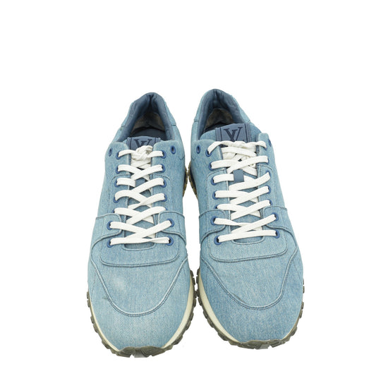 Louis Vuitton Blue Denim Run Away Sneaker 11