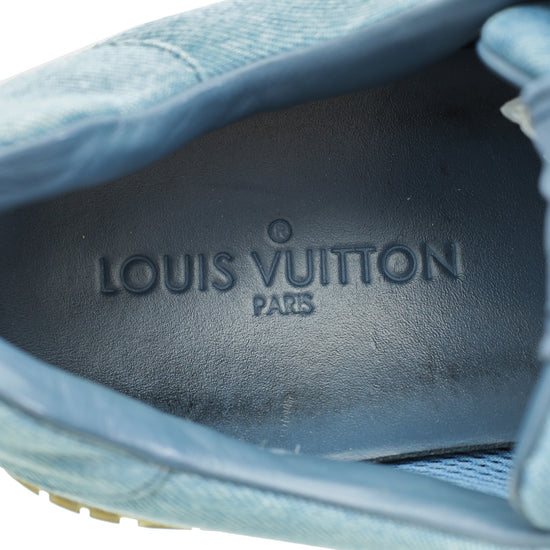 Louis Vuitton Blue Denim Run Away Sneaker 11