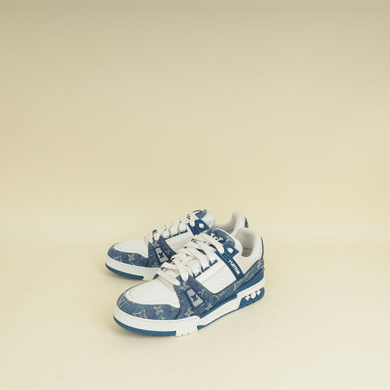 Louis Vuitton Blue Trainer Sneaker 39