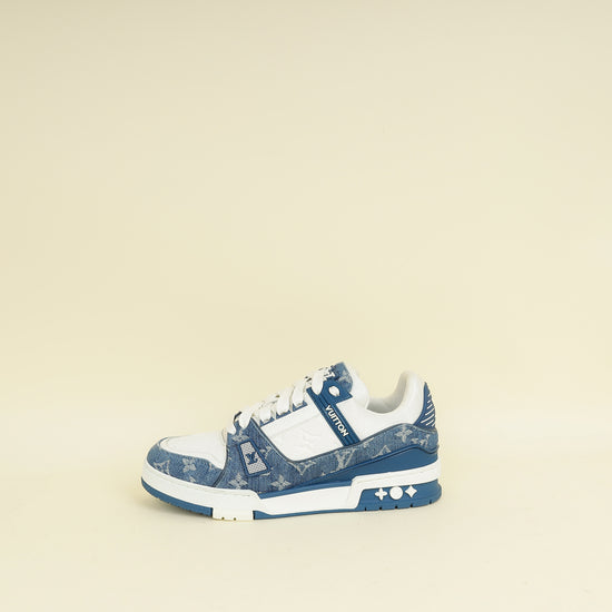 Louis Vuitton Blue Trainer Sneaker 39