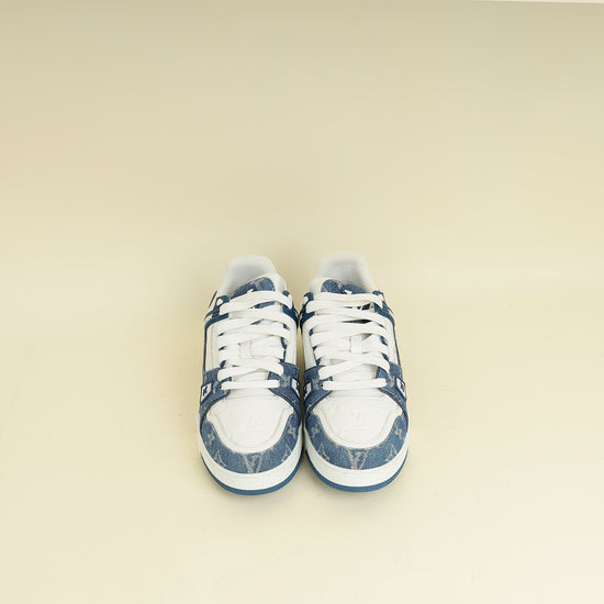 Louis Vuitton Blue Trainer Sneaker 39