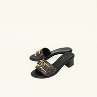 Louis Vuitton Monogram Lock It Mules 35.5