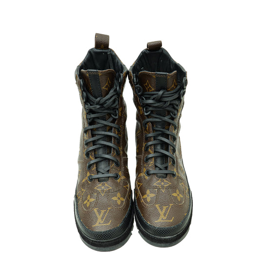 Louis Vuitton Monogram Black Eldorado Desert Boot 35