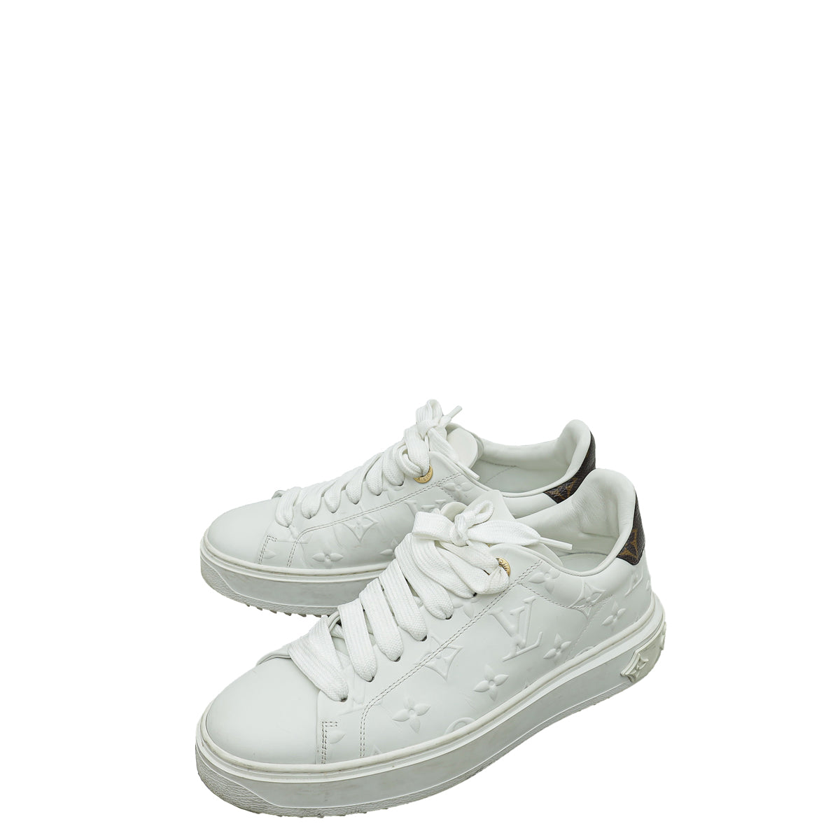 Louis Vuitton Bicolor Time Out Sneaker 35.5-Louis Vuitton-THE CLOSET