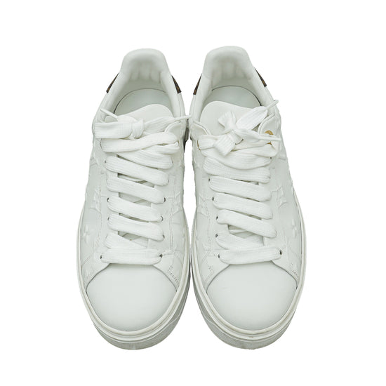 Louis Vuitton Bicolor Time Out Sneaker 35.5