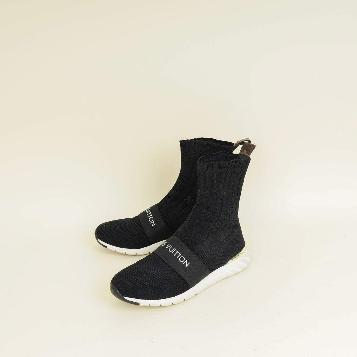 Louis Vuitton Black Aftergame Sneakers Boots - Main Image