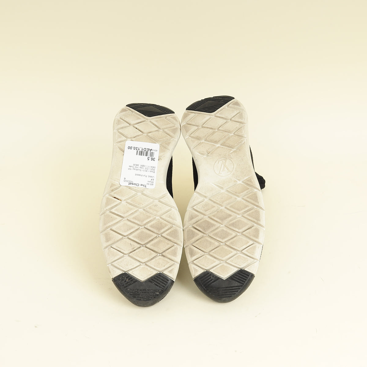 Louis Vuitton Black Aftergame Sneakers Boots 36.5