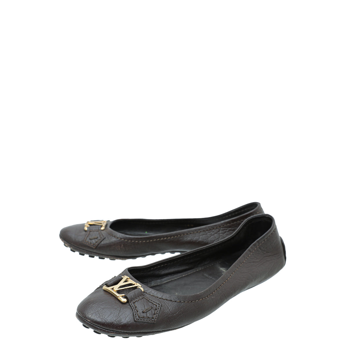 Louis Vuitton Brown Oxford Loafer 36.5-Louis Vuitton-THE CLOSET