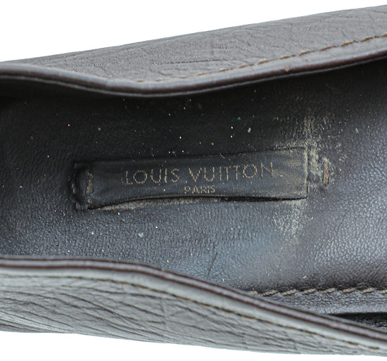 Louis Vuitton Brown Oxford Loafer 36.5