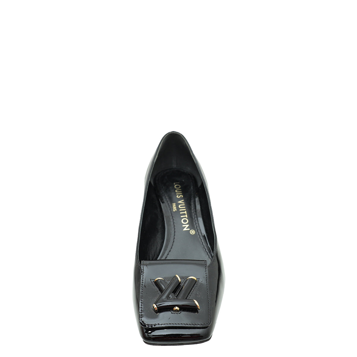 Louis Vuitton Noir Shake Low Heel Pump – THE CLOSET