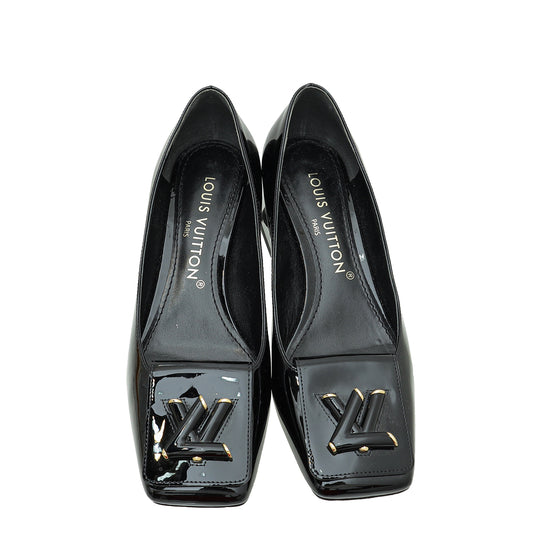 Louis Vuitton Noir Shake Low Heel Pump 36.5