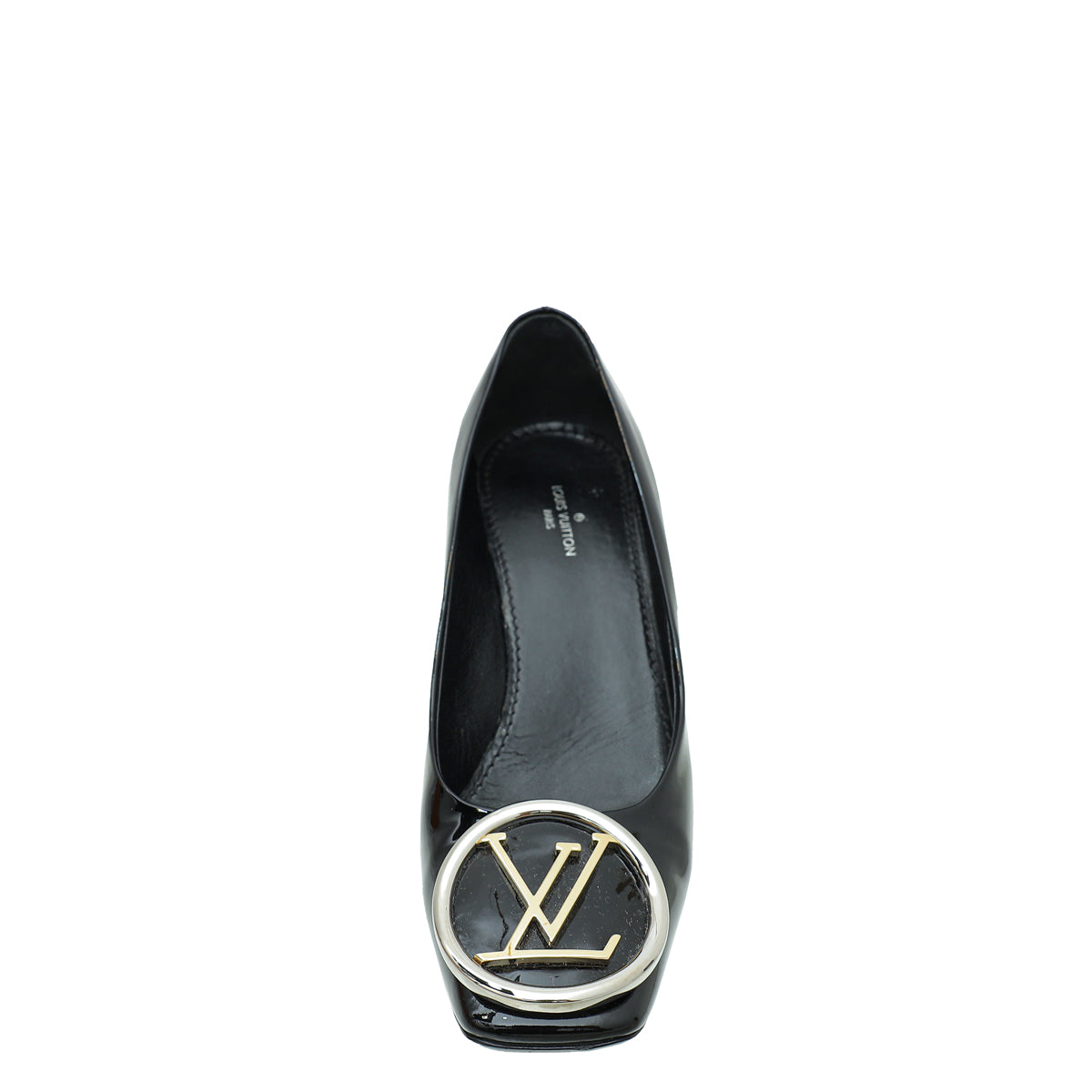 Louis Vuitton Black Vernis Madeleine Pumps 36