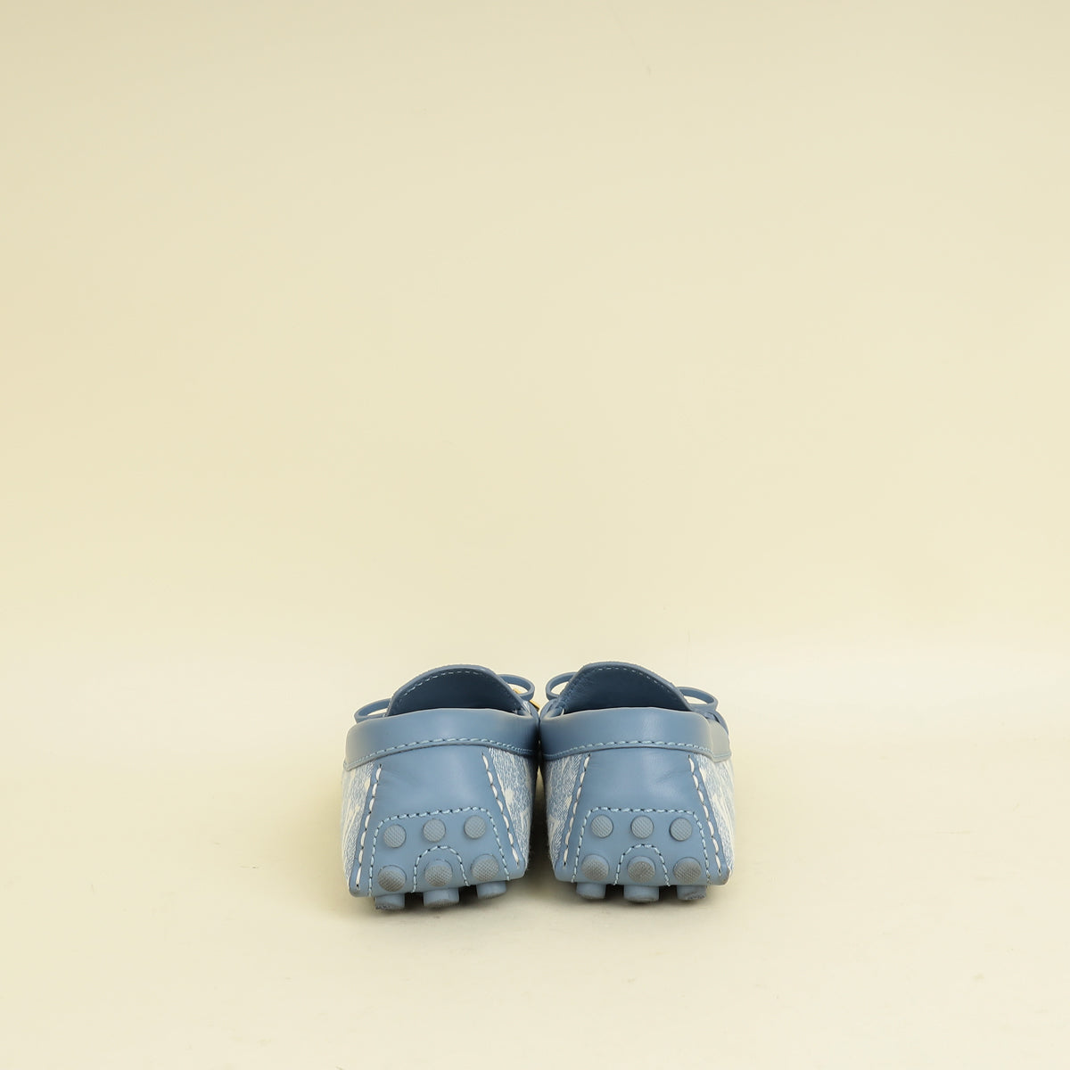 Louis Vuitton Blue Monogram Denim Gloria Flat Loafer 36