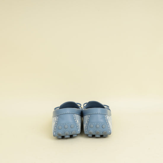 Louis Vuitton Blue Monogram Denim Gloria Flat Loafer 36