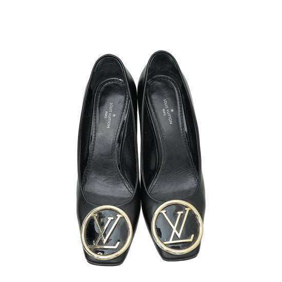 Louis Vuitton Black Madeleine Pumps 36