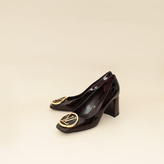 Louis Vuitton Amarante Vernis Madeleine Pump 37.5