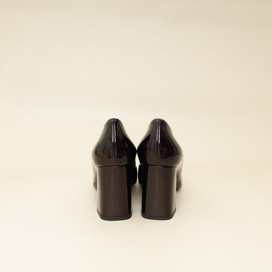 Louis Vuitton Amarante Vernis Madeleine Pump 37.5-Louis Vuitton-THE CLOSET