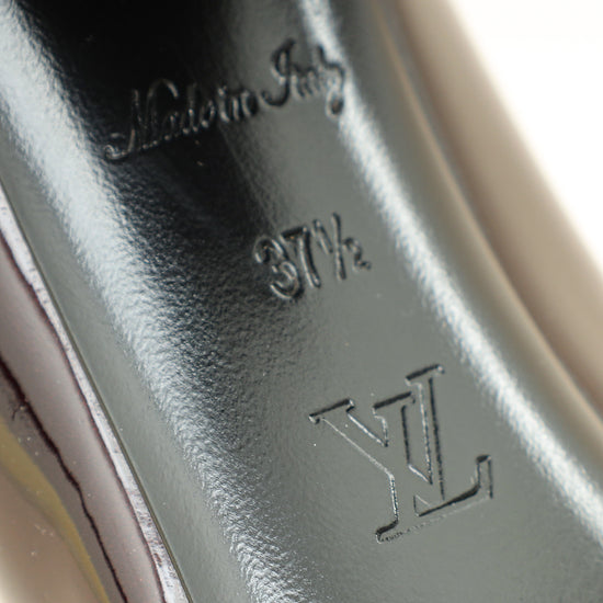 Louis Vuitton Amarante Vernis Madeleine Pump 37.5-Louis Vuitton-THE CLOSET