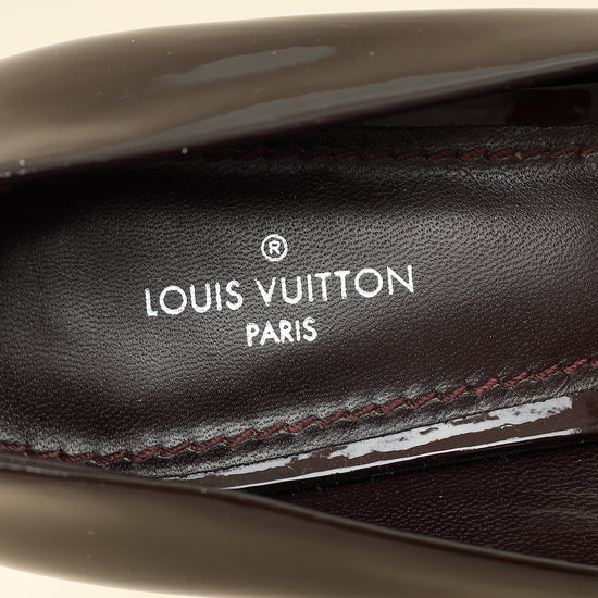 Louis Vuitton Amarante Vernis Madeleine Pump 37.5-Louis Vuitton-THE CLOSET