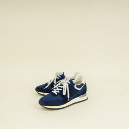 Louis Vuitton Blue Run Away Lace Up Sneakers 37.5