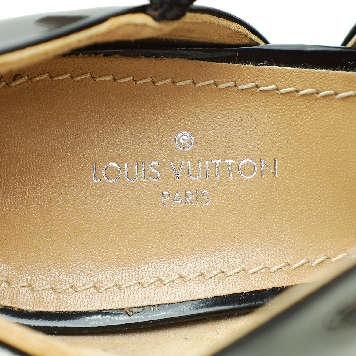 Louis Vuitton Monogram Black Headline Pumps 37.5