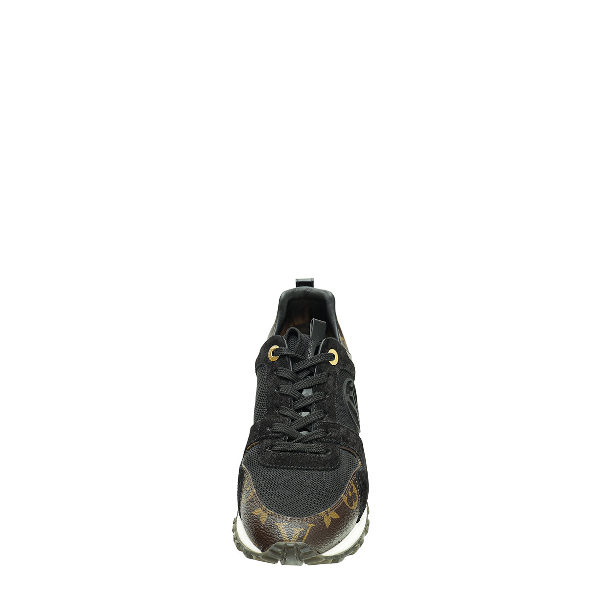 Louis Vuitton Monogram Black Run Away Sneaker 37-Louis Vuitton-THE CLOSET