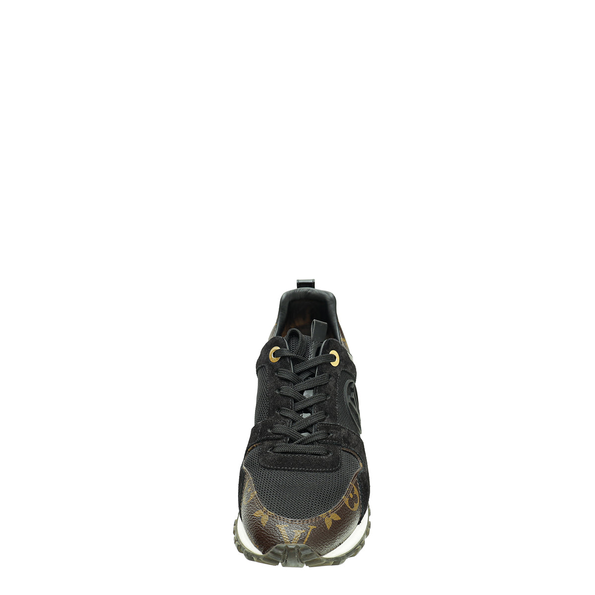 Louis Vuitton Monogram Black Run Away Sneaker 37