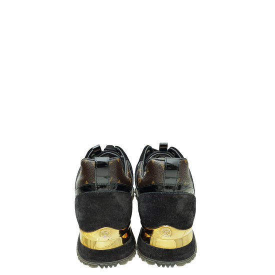 Louis Vuitton Monogram Black Run Away Sneaker 37