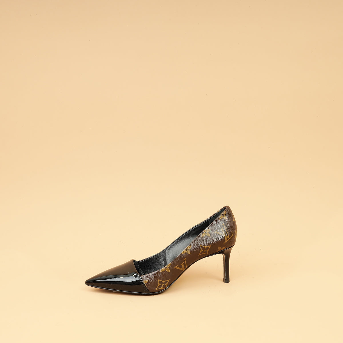 Louis Vuitton Bicolor Vernis Monogram Fetish Pumps 37-Louis Vuitton-THE CLOSET