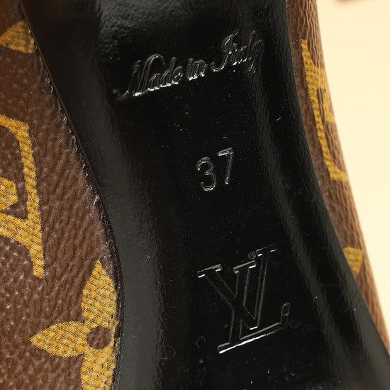 Louis Vuitton Bicolor Vernis Monogram Fetish Pumps 37-Louis Vuitton-THE CLOSET