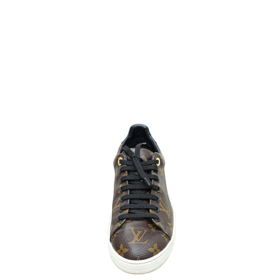 Louis Vuitton Brown/Black Monogram Coated Canvas and Leather Run Away Low  Top Sneakers Size 37.5 Louis Vuitton | The Luxury Closet