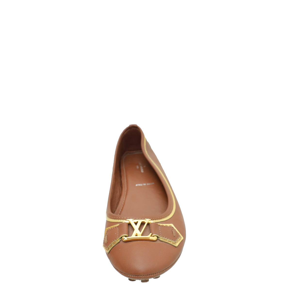 Louis Vuitton Brown Oxford Ballerina Flats 38-Louis Vuitton-THE CLOSET