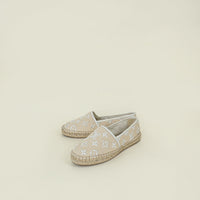Louis Vuitton Beige Monogram Starboard Flat Espadrille 36.5