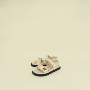 Louis Vuitton Beige Sunset Flat Comfort Sandal 38