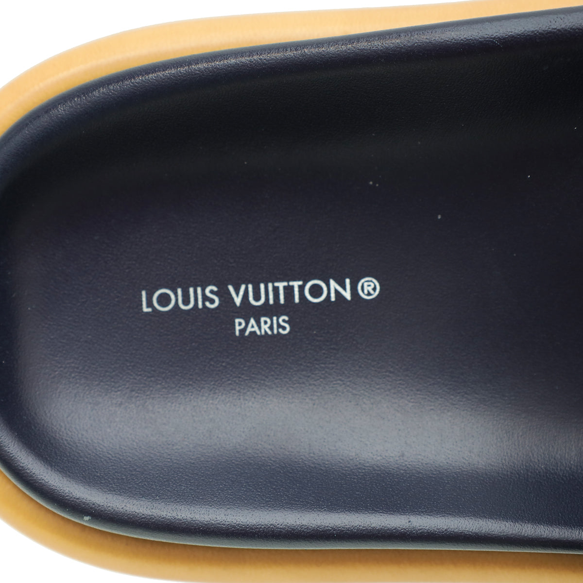 Louis Vuitton Navy Blue Nylon Monogram Pool Pillow Comfort Mules 38