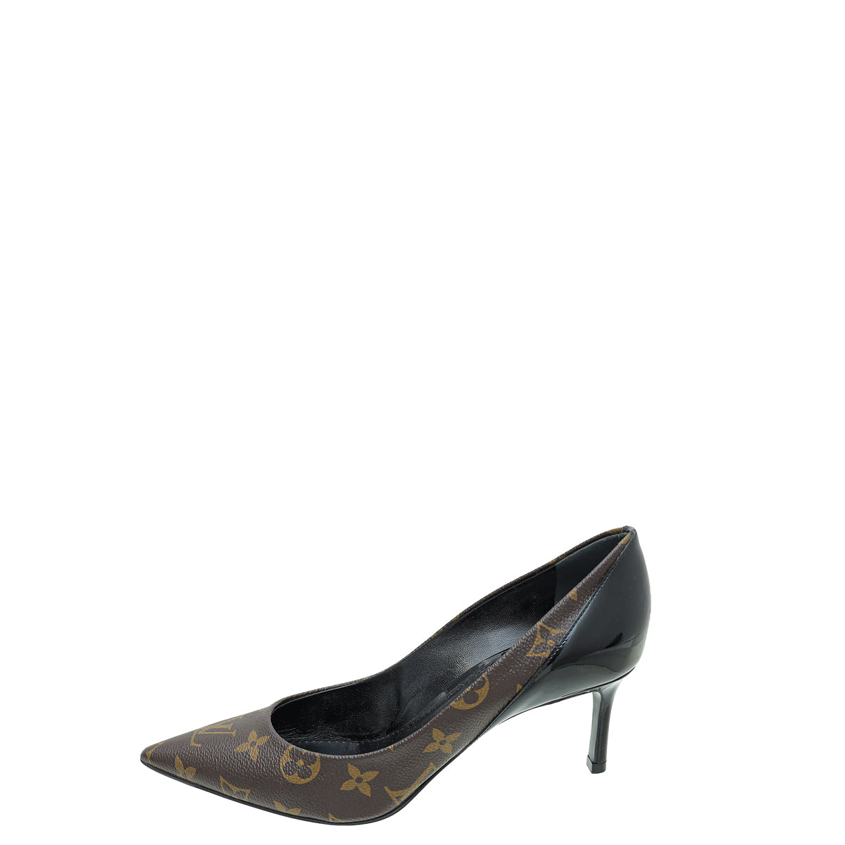 Louis Vuitton Monogram Black Cherie Pump 38