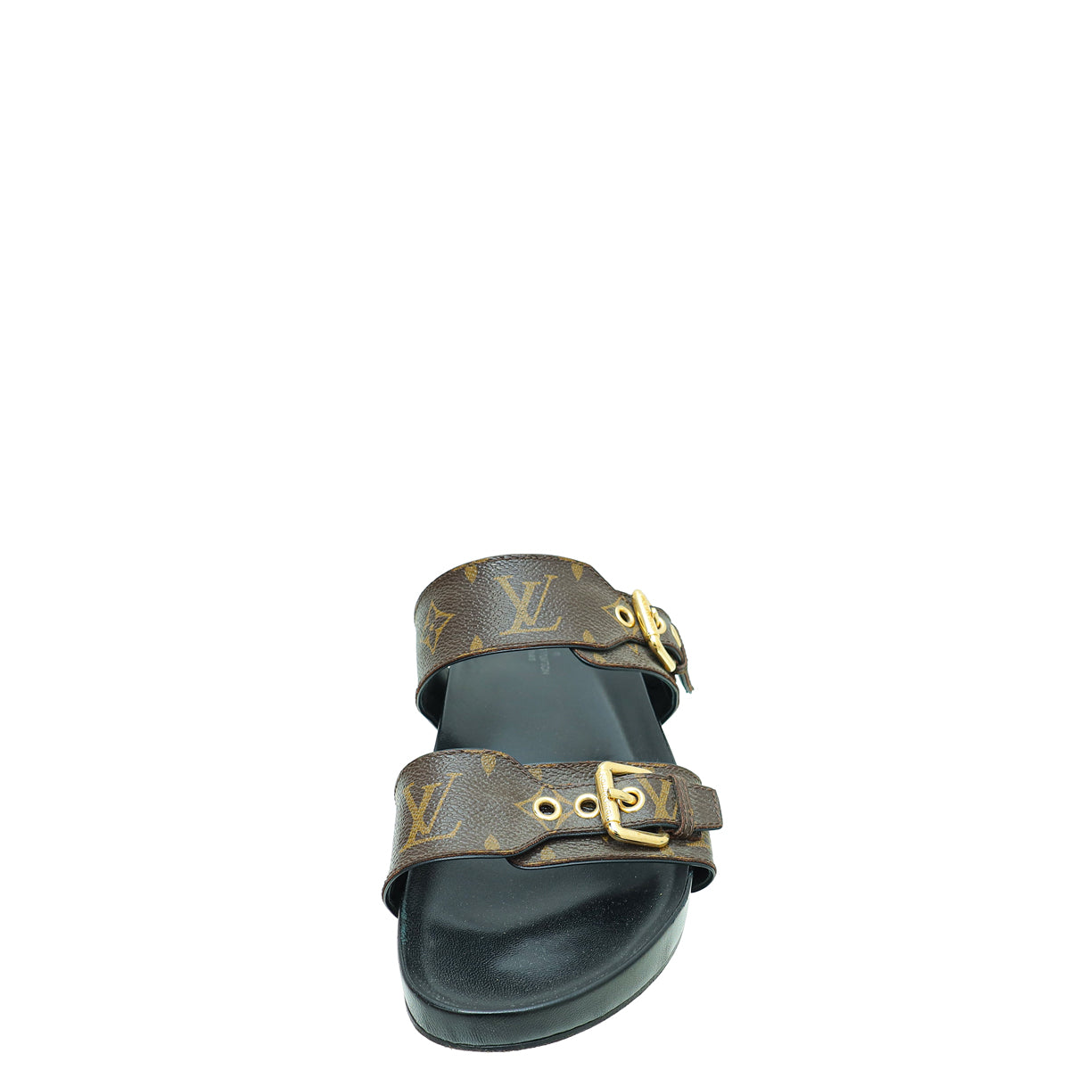 Louis Vuitton Bicolor Monogram Bom Dia Flat Mule 39-Louis Vuitton-THE CLOSET