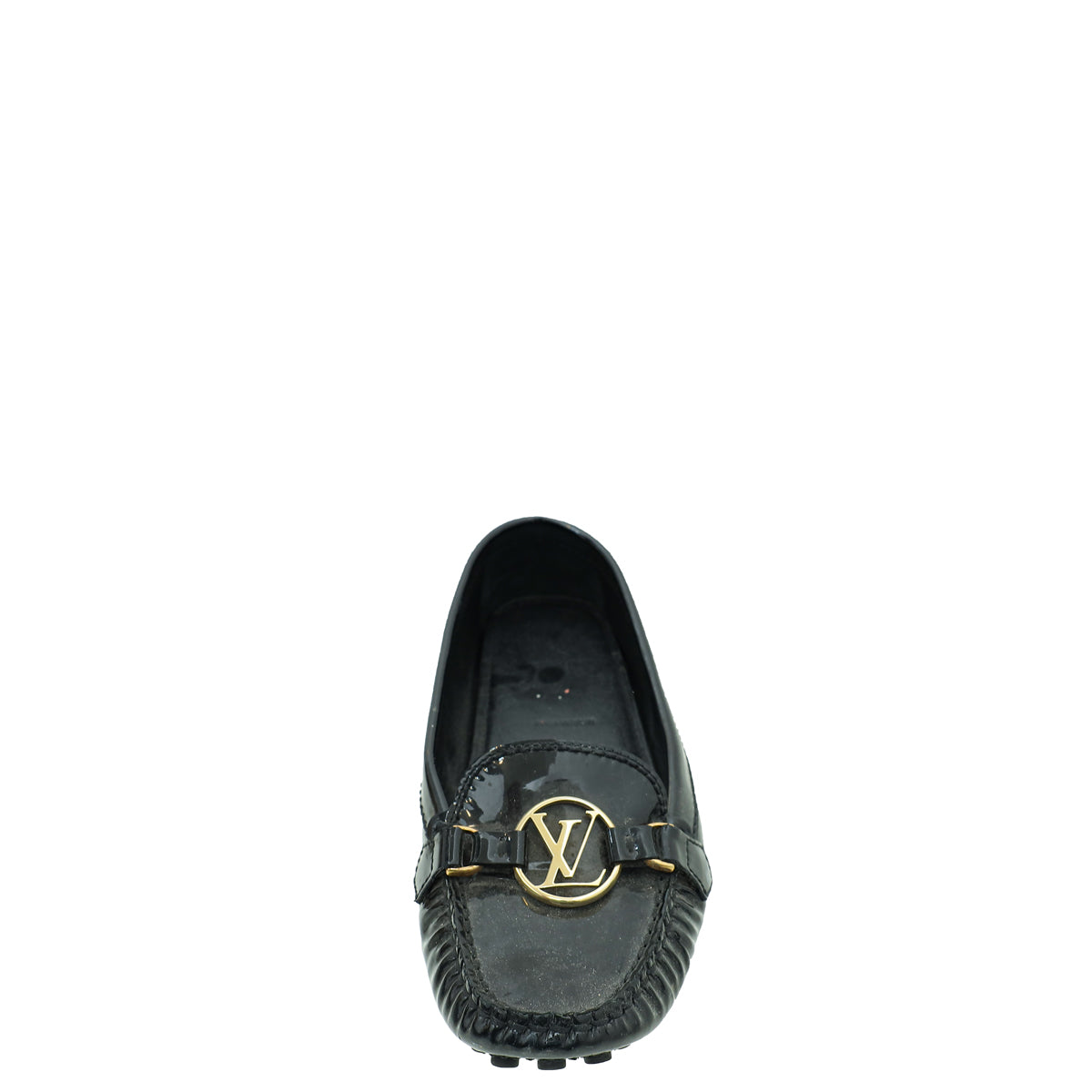 Louis Vuitton Noir Dauphine Loafer 39-Louis Vuitton-THE CLOSET