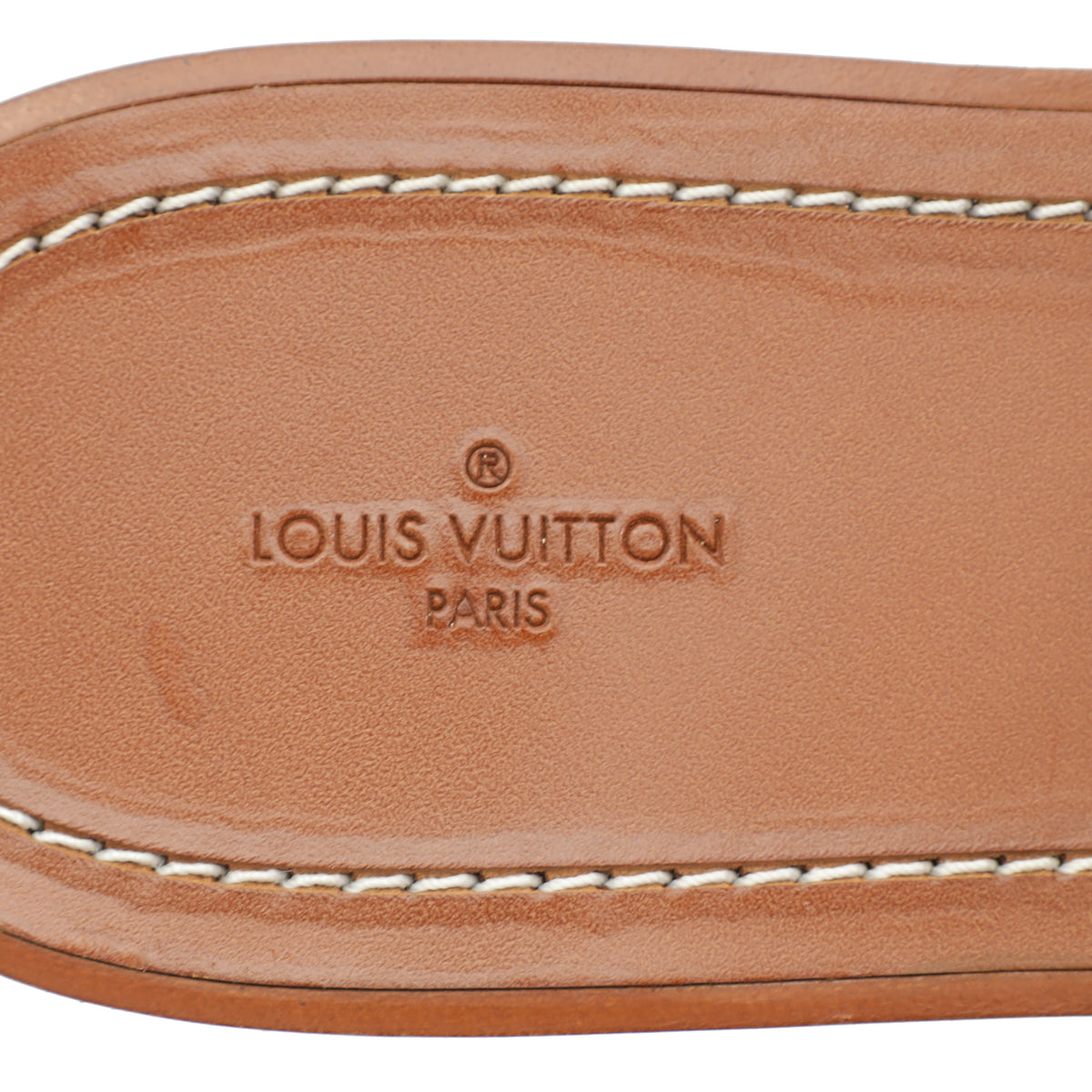 Louis Vuitton Navy Blue Lockit Flat Mules 39