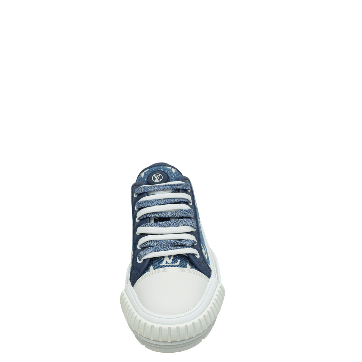 Louis Vuitton Bicolor Monogram Denim Squad Sneaker 39